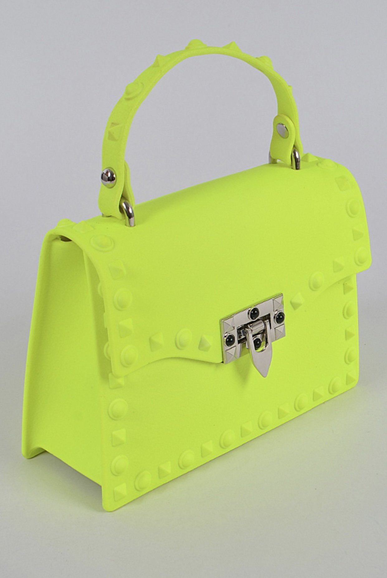 Studded Neon Bag (Green)
