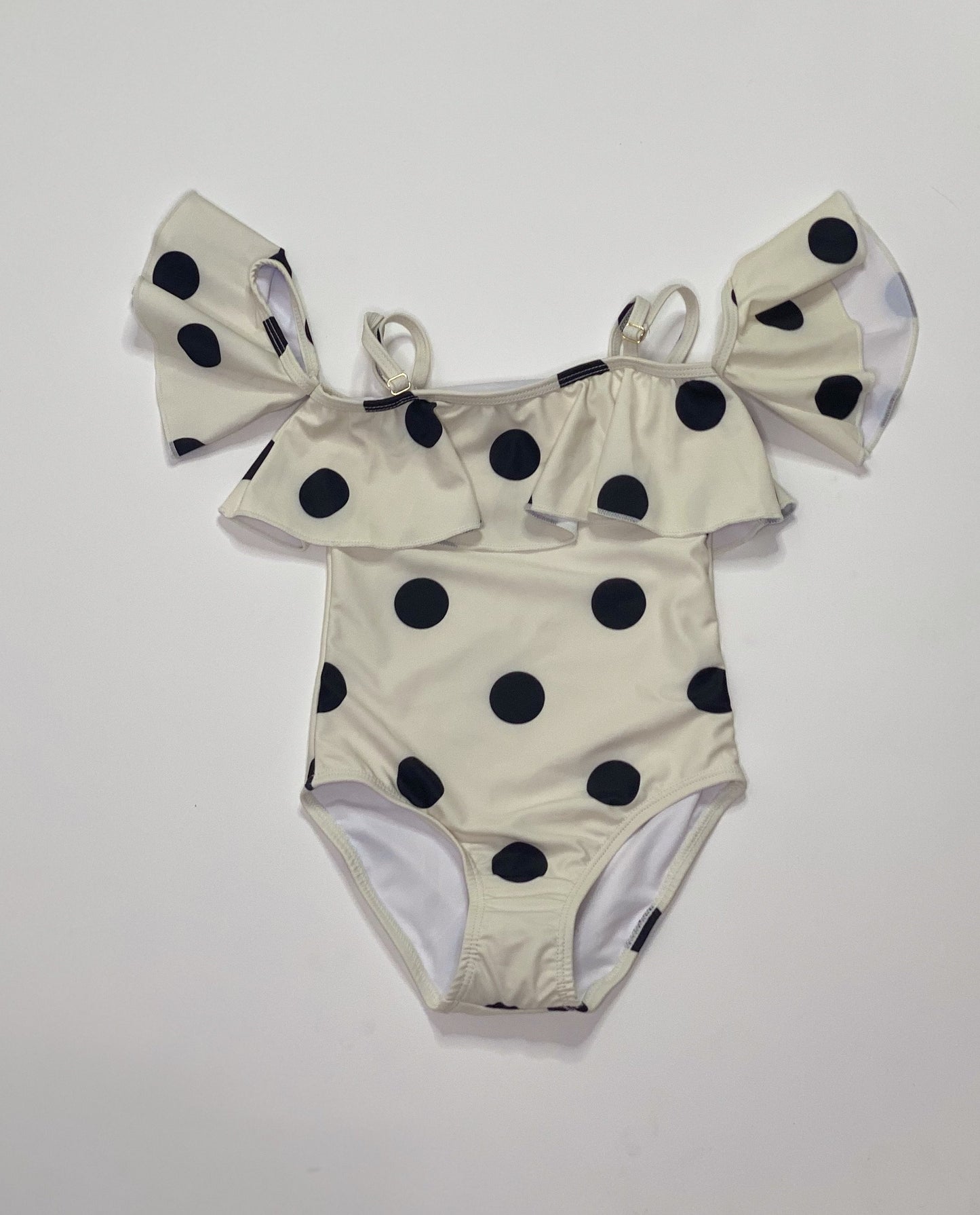 Skai Marie Polka Dot One Piece (Girls)